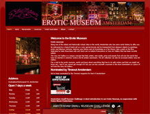 Tablet Screenshot of erotisch-museum.nl